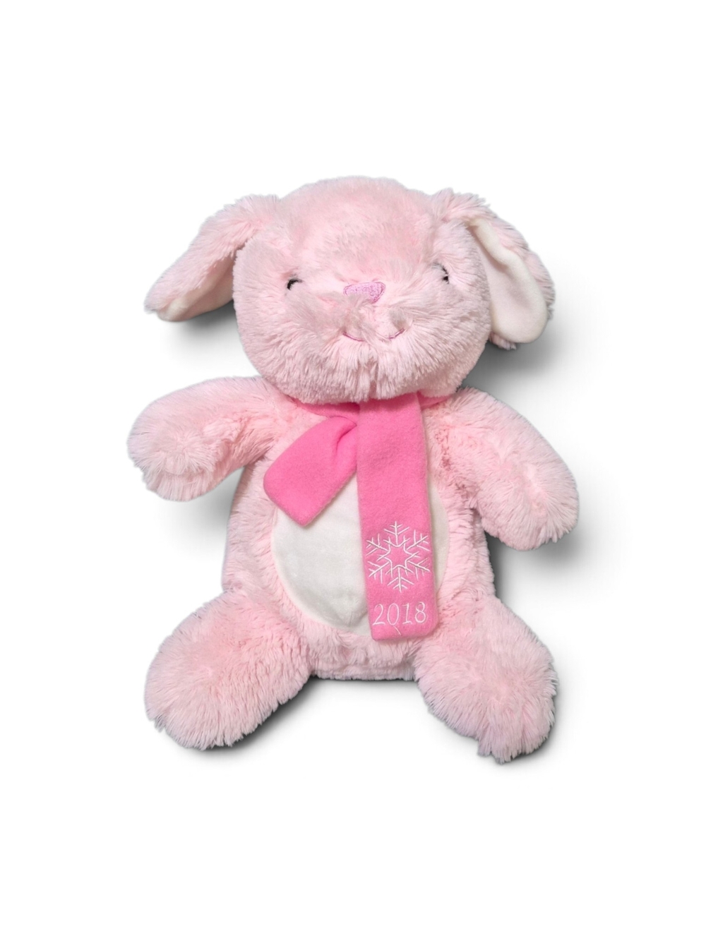 Pink Plush Hope the Bunny Squeaker Pet Toy